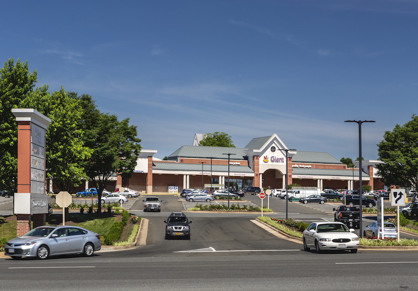 Wellington Station Entrance with Giant grocery storefront